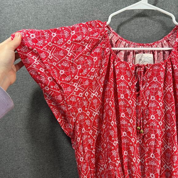 Destination 365 Regular Printed Short-Sleeve Midi Dress - Picture 10 of 13